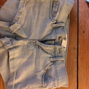 Abercrombie light wash shorts